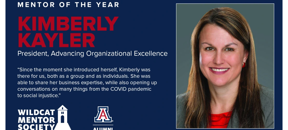 Mentor of the Year Kimberly Kayler