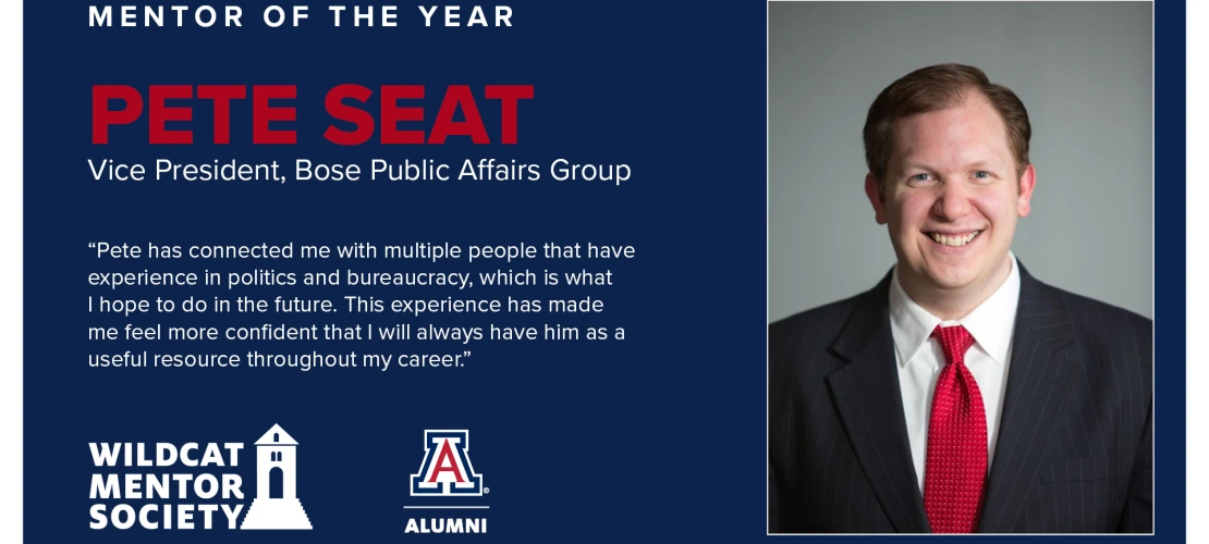 Mentor of the Year Pete Seat