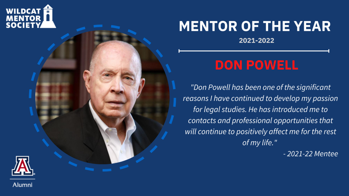 Mentor of the Year Don Powell