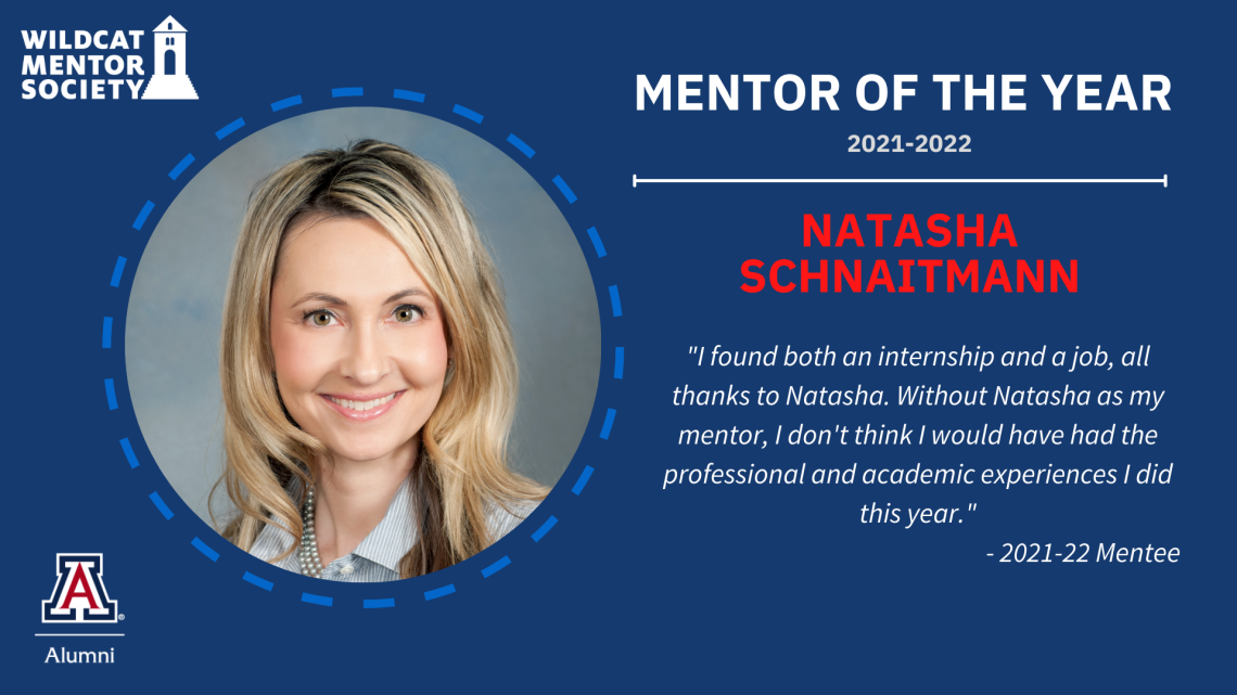 Mentor of the Year Natasha Schnaitmann