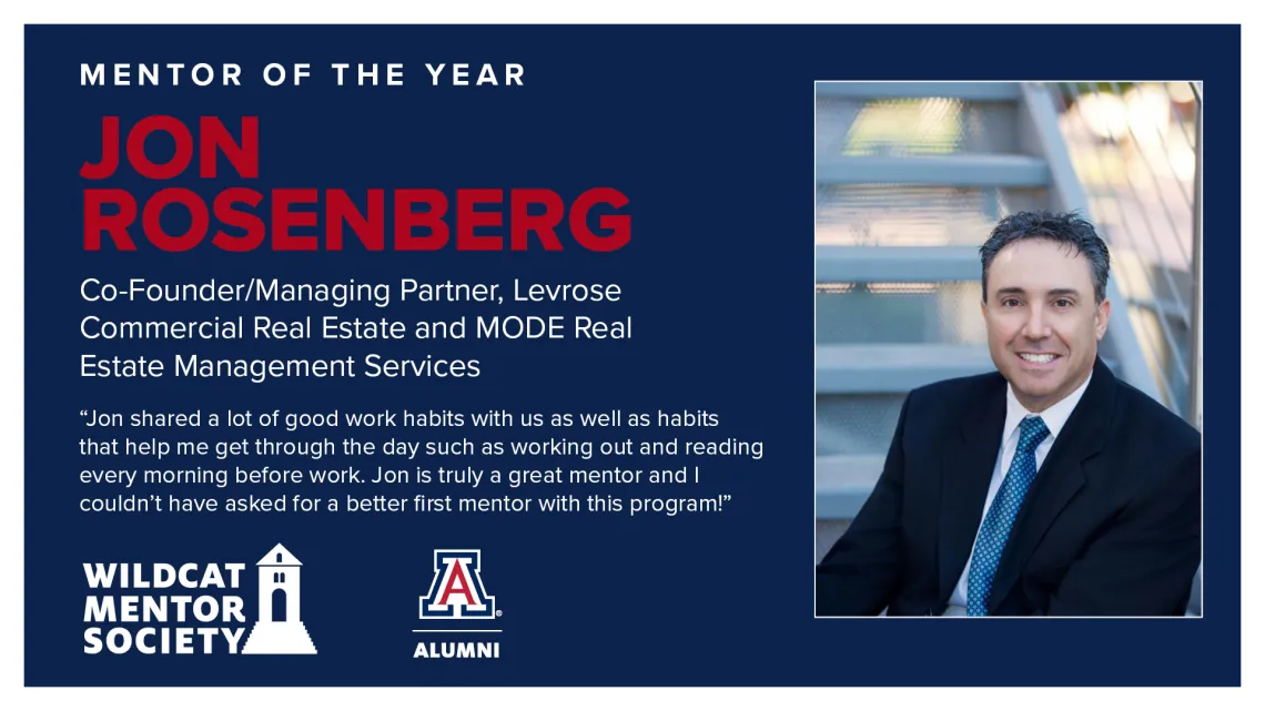 Mentor of the Year Jon Rosenberg