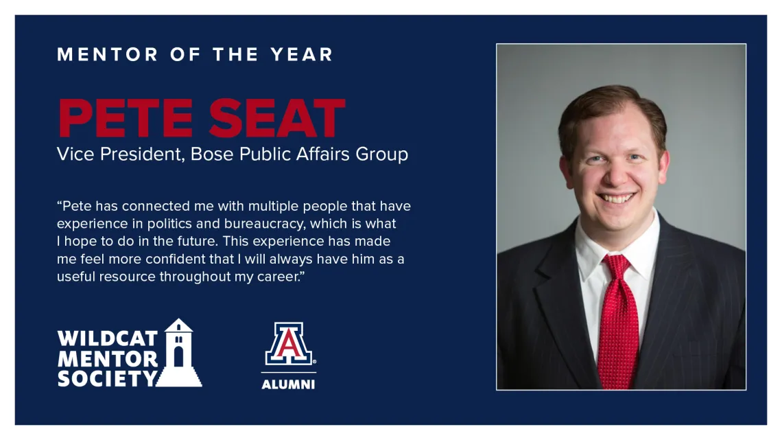Mentor of the Year Pete Seat